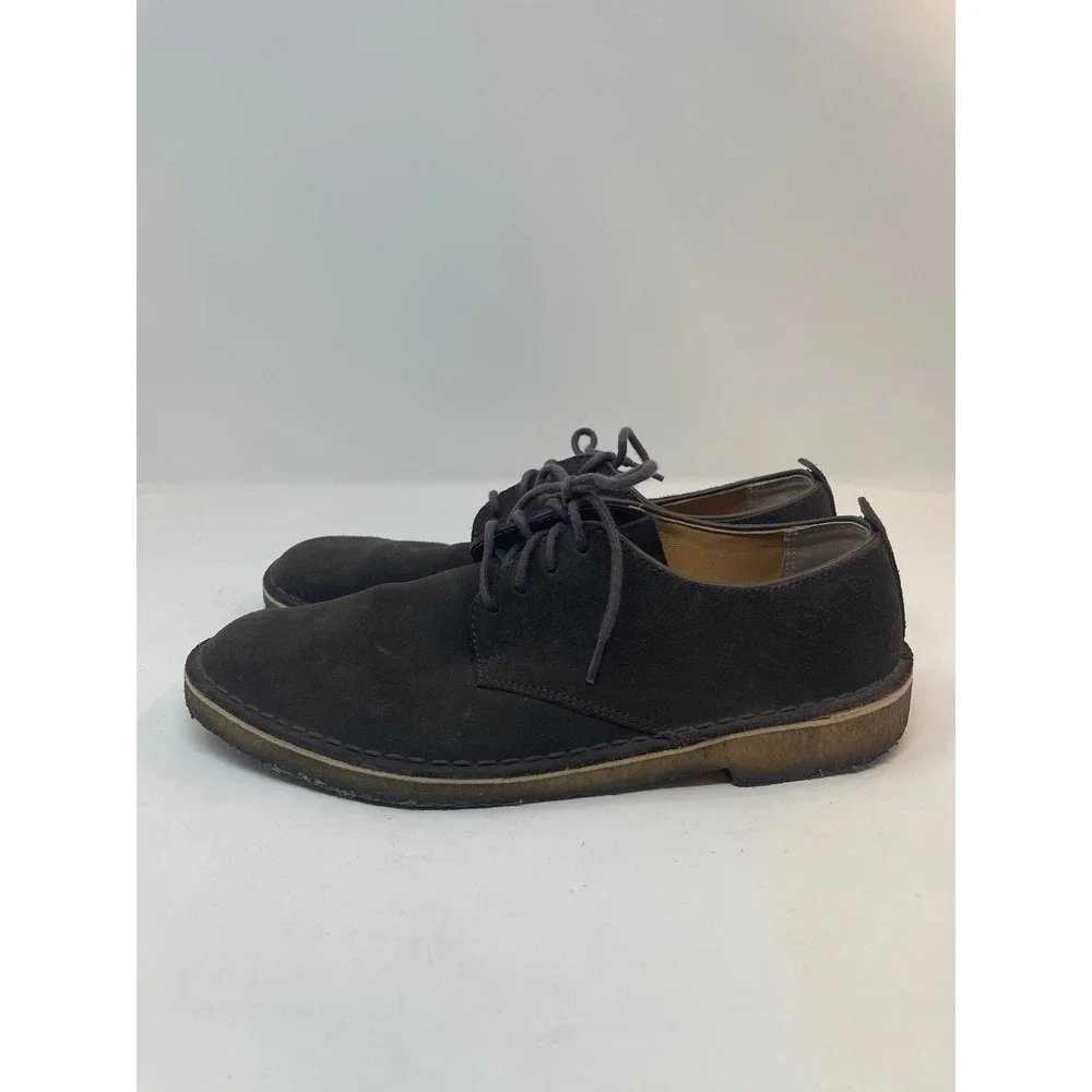 Clarks Originals Desert London Men's Size 9.5M Brown Good Suede Crepe Sole Derby